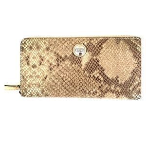 Coach Snakeskin Wallet